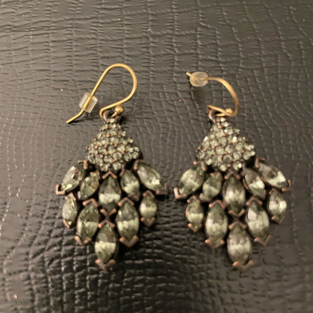 J.Crew Chandelier Earrings with Crystals